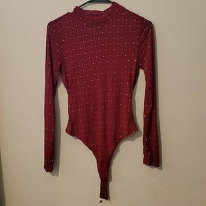 Burgundy Bodysuit